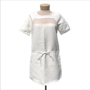 W118 by Walter Baker ivory quilted everett dress.